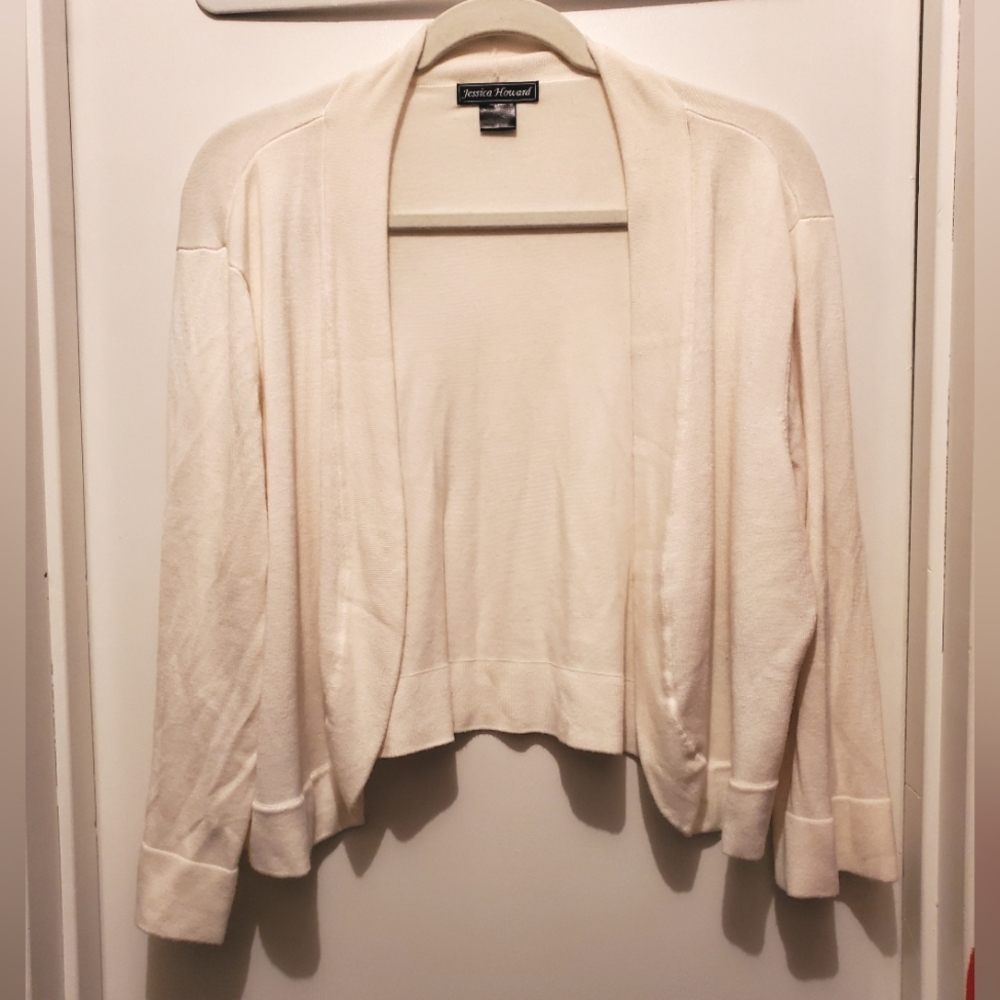 Cream cardigan size XL